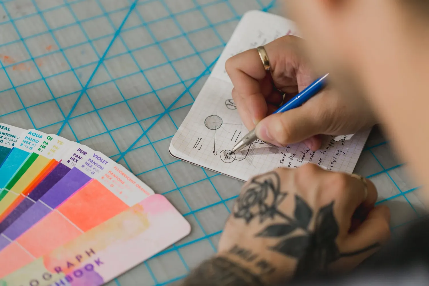 Design process · stock photography